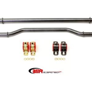 BMR 13-15 Chevrolet Camaro Front & Rear Hollow 29mm Adj. Sway Bar Kit w/ Bushings - Black Hammertone