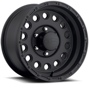 Raceline 887B Rock Crusher 17x9in / 5x127 BP / 0mm Offset / 83.82mm Bore - Satin Black Wheel
