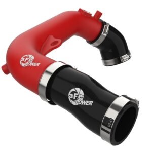 aFe 2024+ Jeep Wrangler JL L4-2.0L (t) BladeRunner 2-1/2in Aluminum Hot Charge Pipe - Red