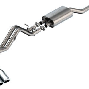 Borla 2024+ Ford Ranger XLT S Type Catback System - Chrome Tip