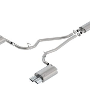 Borla 2020 Ford Explorer ST 3.0L V6 2.25in S-type Exhaust - Chrome Tips