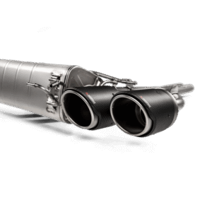 Akrapovic 2018+ Alfa Romeo Giulia Quadrifoglio Slip-On Line (Titanium) w/Titanium/Carbon Fiber Tips