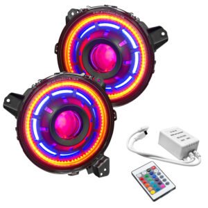Oracle Oculus Bi-LED Projector Headlights for Jeep JL/Gladiator JT - w/ Simple Cntrl