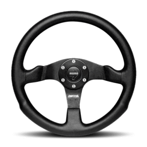 Momo Competition Steering Wheel 350 mm - Black AirLeather/Black Spokes