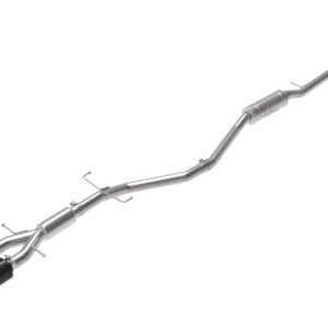 aFe Takeda 2.5in 304SS Cat-Back Exhaust System w/ Black Tips 17-20 Honda Civic Si Sedan I4 1.5L