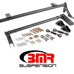 BMR 05-14 S197 Mustang Rear Bolt-On Hollow 35mm Xtreme Anti-Roll Bar Kit (Delrin) - Black Hammertone