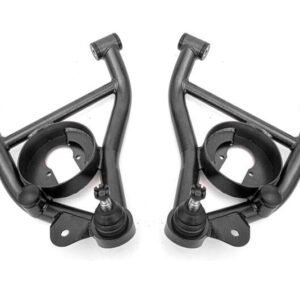 BMR 78-87 GM G-Body A-Arms Lower Delrin Bushings Std Ball Joint - Black Hammertone