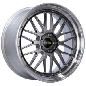 BBS LM 20x9 5x120 ET20 Diamond Black Center Diamond Cut Lip Wheel -82mm PFS/Clip Required