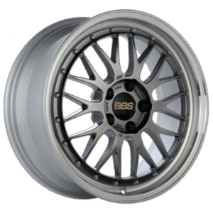 BBS LM 18x8 5x114.3 ET40 Diamond Black Center / Machined Lip Wheel -82mm PFS/Clip Required