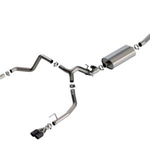 Borla 2024 Chevy Silverado 1500 6.2L V8 Touring Catback Exhaust w/ Simulator - CF Black Anodized