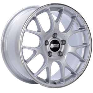 BBS CH-R 18x8.5 5x112 ET38 Brilliant Silver Polished Rim Protector Wheel -82mm PFS/Clip Required