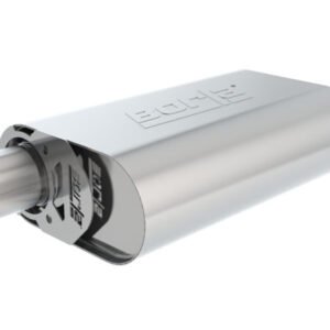 Borla CrateMuffler Stock SBC 283/327/350 2.5in Offset/Offset 14in x 4.35in x 9in Oval Muffler