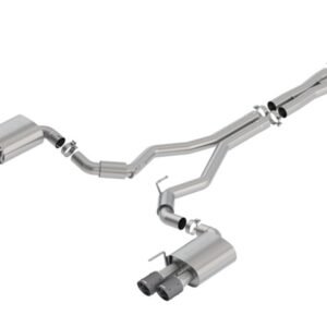 Borla 2018 Ford Mustang GT 5.0L AT/MT (w/o Valves) S-Type 3in Cat-Back Exhaust w/Carbon Fiber Tips