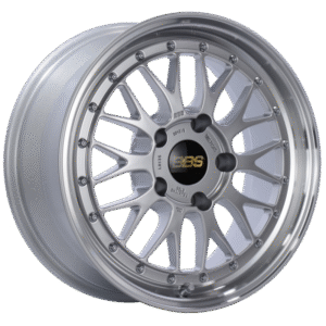 BBS LM 17x7.5 5x130 ET28 CB71.6 Diamond Silver Center Diamond Cut Lip Wheel