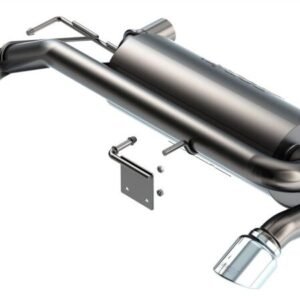 Borla 21-22 Ford Bronco 2.7L V6 4WD ATAK Axle Back Exhaust w/ Bright Chrome Tips