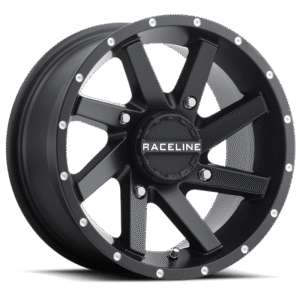 Raceline A82B Twist 14x7in / 4x156 BP / 5mm Offset / 132.5mm Bore - Satin Black Wheel