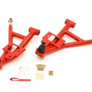 BMR 93-02 F-Body Adj. Lower A-Arms Poly/Rod End Combo - Red