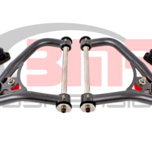 BMR 67-69 1st Gen F-Body Pro-Touring Upper A-Arms w/ Tall Ball Joint (Delrin) - Black Hammertone
