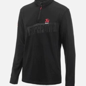 Akrapovic Mens Corpo Turtleneck Zip Black - Medium
