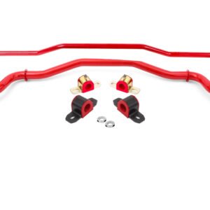 BMR 15-22 S550 Mustang Sway Bar Kit with Bushings Front and Rear Red