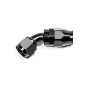 Radium Engineering 10AN Hose End 45 Degree PTFE - BLACK