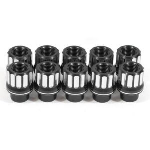 BMR 07-14 Ford Shelby GT500 Lug Nut Kit 1/2-20 RH Shank 12-pt Aluminum Set of 10