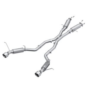 MBRP 2012+ Jeep Grand Cherokee SRT 6.4L 3in Dual Rear Exit Aluminized Catback Exhaust - T304 Tips