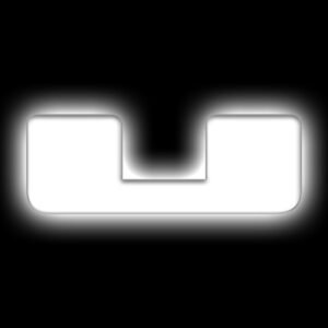 ORACLE Lighting Universal Illuminated LED Letter Badges - Matte Wht Surface Finish - U