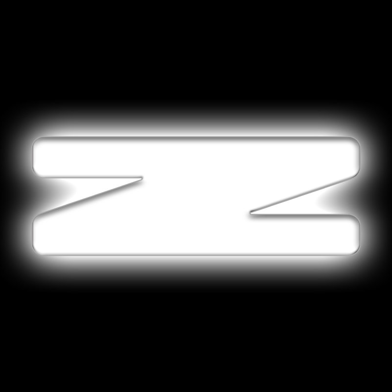ORACLE Lighting Universal Illuminated LED Letter Badges - Matte Wht Surface Finish - Z