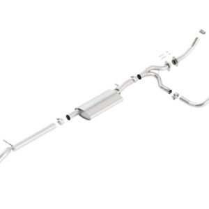 Borla 12-15 Jeep Wrangler 3.6L V6 Auto/Manual Trans Turndown Tip Dual Left Rear Exit Exhaust