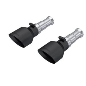 MBRP 19-24 Ram 1500 Classic 5.7L Hemi 5in OD Dual Wall Angle Cut T304 BLK CB Exhaust Tips - Pair