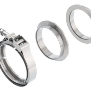 Borla Universal 3in Stainless Steel 3pc V-Band Clamp w/ Male and Female Flanges