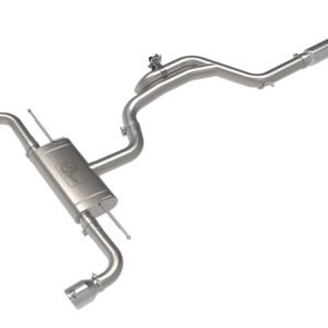 aFe Gemini XV 3in to 2 1/2in 304 SS Cat-Back Exhaust 22-23 Volkswagen GTI (MK8) 2.0L w/Polished Tips