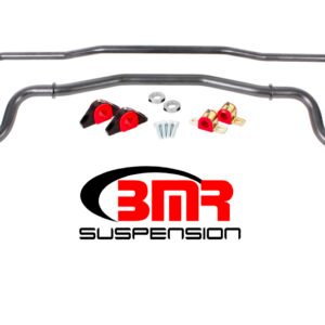 BMR 15-17 S550 Mustang Front & Rear Sway Bar Kit w/ Bushings - Black Hammertone
