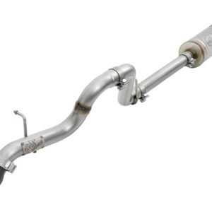 aFe MACH Force-Xp Axle-Back Hi-Tuck Exhaust System w/Black Tip 18-19 Jeep Wrangler (JL) V6 3.6L