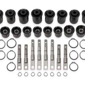 BMR 14-19 Chevrolet Corvette C7 Front & Rear Control Arm Bearing Kit - Black Anodized