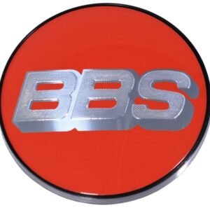BBS Center Cap 56mm Red/Silver