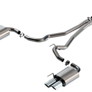 Borla 2024 Ford Mustang Ecoboost 2.3L Cat-Back Exhaust System ATAK w/ Quad Tip - Non-Active