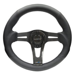 NRG Reinforced Steering Wheel (320mm) w/Carbon Center Spoke