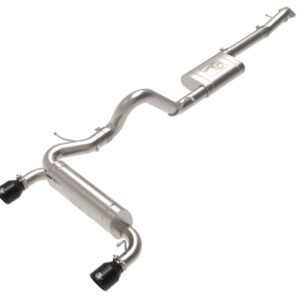 aFe Vulcan 3in 304 SS Cat-Back Exhaust 2021 Ford Bronco L4-2.3L (t)/V6-2.7L (tt) w/ Black Tips
