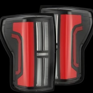 AlphaRex 07-13 Toyota Tundra Nova-Series LED Tail Lights - Black Red