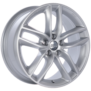 BBS SX 17x7.5 5x114.3 ET42 Sport Silver Wheel -82mm PFS/Clip Required