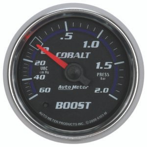 Autometer Cobalt 52mm 2 BAR Mechanical Boost Gauge