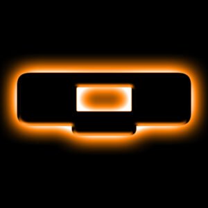 ORACLE Lighting Universal Illuminated LED Letter Badges - Matte Blk Surface Finish - Q