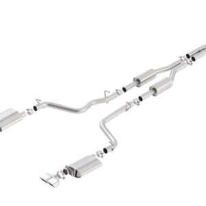 Borla 09-14 Dodge Challenger R/T 5.7L RWD 2Dr. Dual Rctgl. Angle S-Type CB Exhaust - Rear Split Exit
