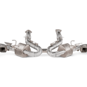 Akrapovic 2020 Chevrolet Corvette Stingray (C8) OPF/GPF Slip-On Line (Titanium) w/ Titanium Tips