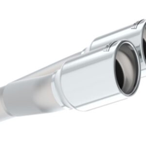 Borla Universal Polished Tip Dual Round Rolled Angle-Cut (inlet 2in. Outlet 3in) *NO Returns*