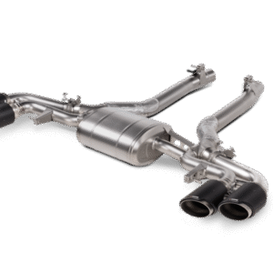 Akrapovic 2024+ BMW X5M / X6M (Face Lift) Slip-On Line (Titanium) w/Carbon Fiber Tips