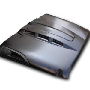 DV8 Offroad 07-18 Jeep Wrangler JK Metal Heat Dispersion Hood - Primer Black