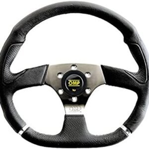 OMP Cromo Steering Wheel w/ 3 Steel Spokes Supplied